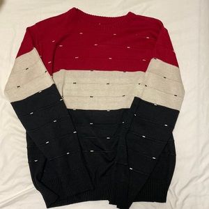 NWOT Americana Red, White, Blue Knit Sweater